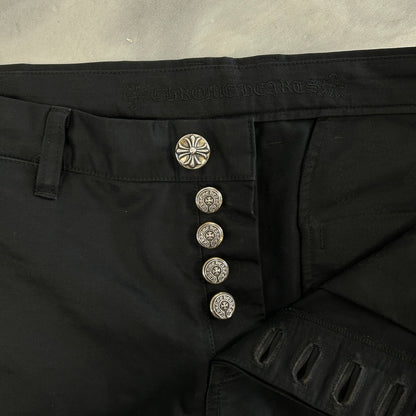 Chrome Hearts Matty Boy 99 Eye Black Chino Pants