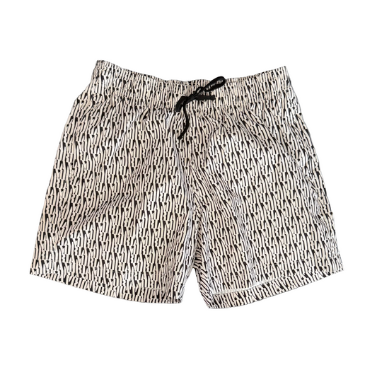 Amiri All Over Logo Swim Shorts