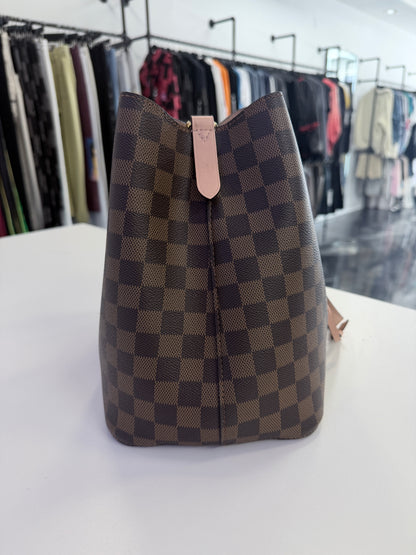 Louis Vuitton Damier Ebene Neonoe MM Venus Pink