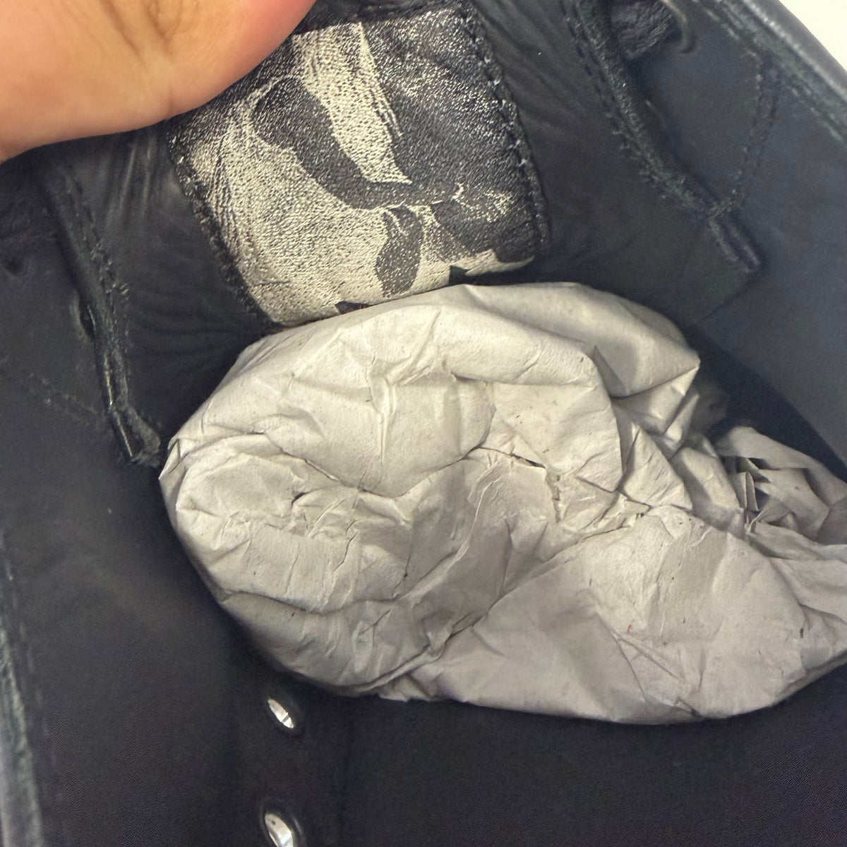 Rick Owens Ramones Low Black (USED)