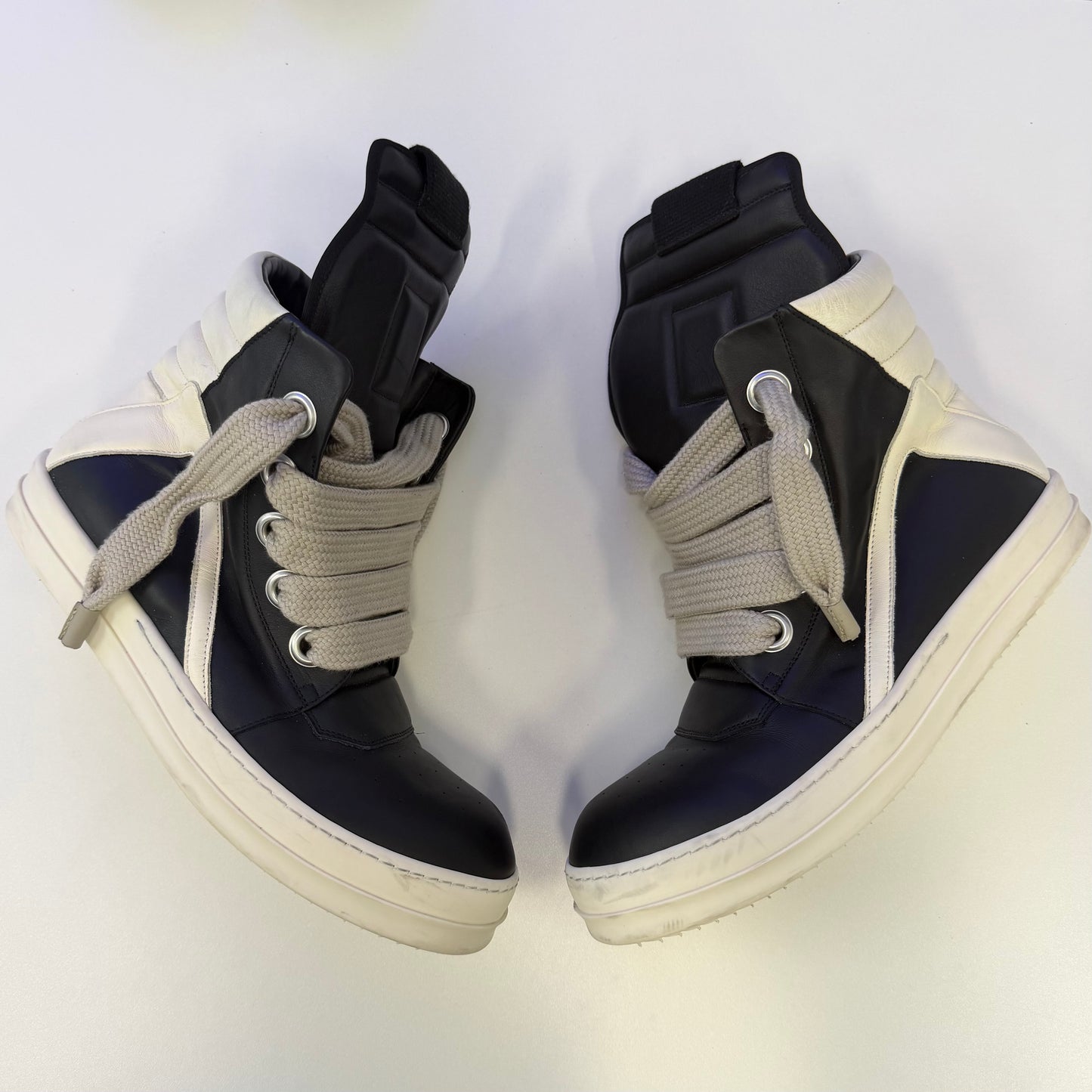 Rick Owens Concordians Jumbo
Laced Geobasket Black Milk (USED NO BOX)