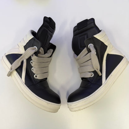 Rick Owens Concordians Jumbo
Laced Geobasket Black Milk (USED NO BOX)