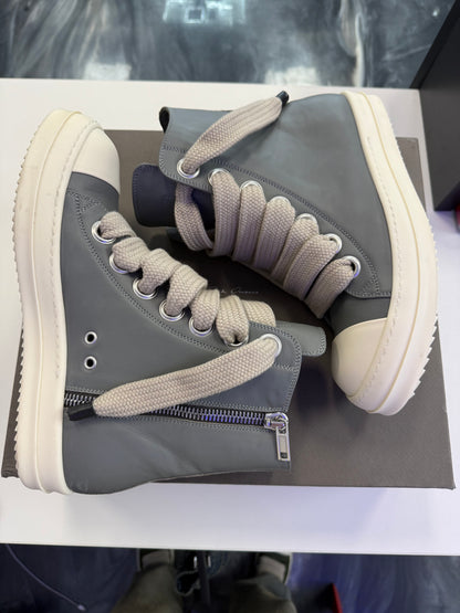 Rick Owens Gray Temple Jumbolace Sneakers