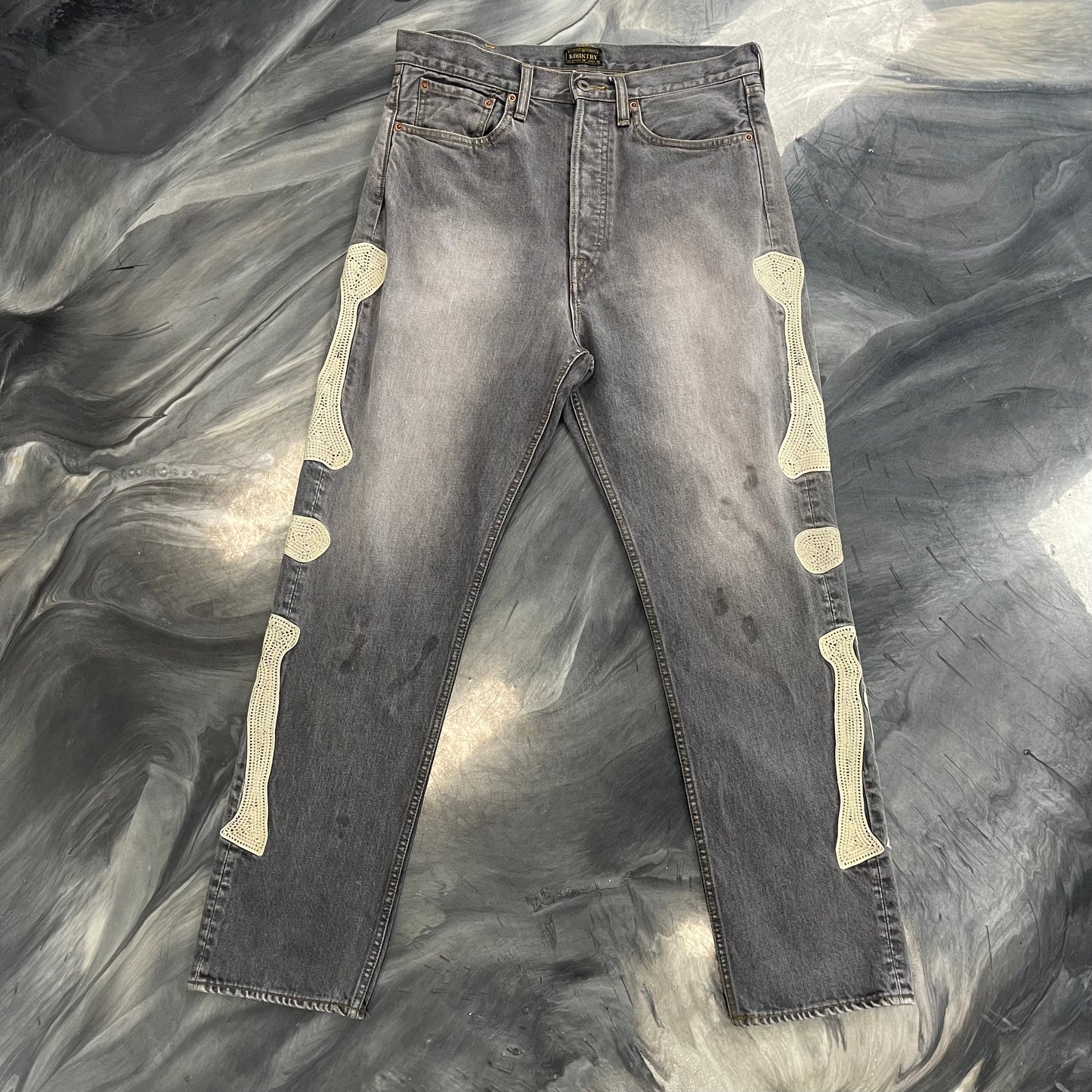 Kapital Bone Denim Grey