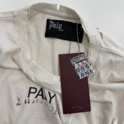 Paly Hollywood Core Logo Cream Short Sleeve Tee - view 4