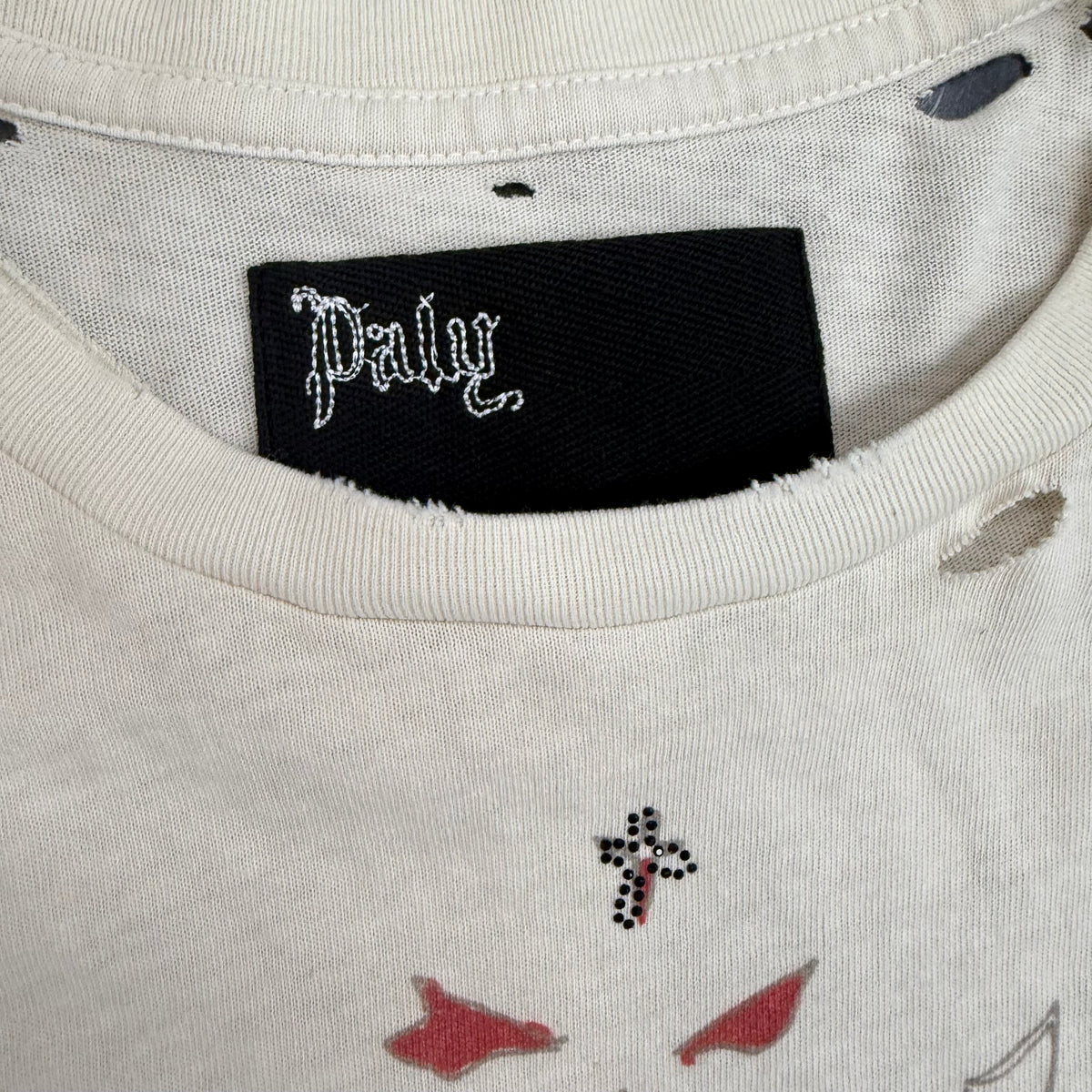 Paly Hollywood Signature Tee in Vintage Cream
