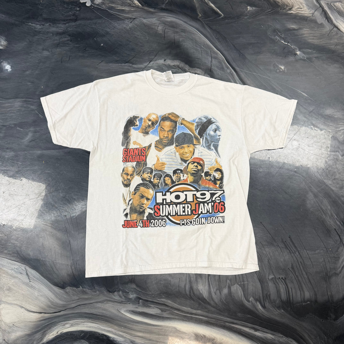 Hot 97 Summer Jam 2006 White Vintage Tee