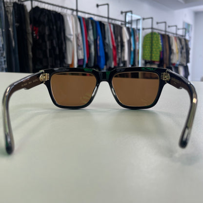 Chrome Hearts Midixathrill I Black & Gold Glasses
