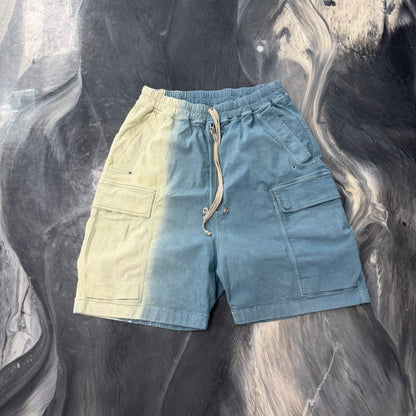 Rick Owens DRKSHDW Cargo Bela Gradient Washed Shorts