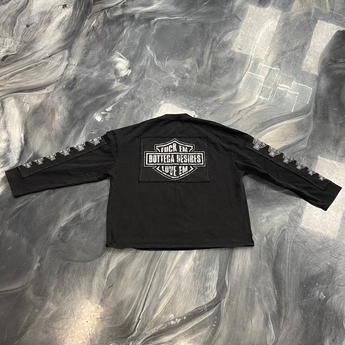 Bottega Desires Ruff Ryder Black Longsleeve Tee