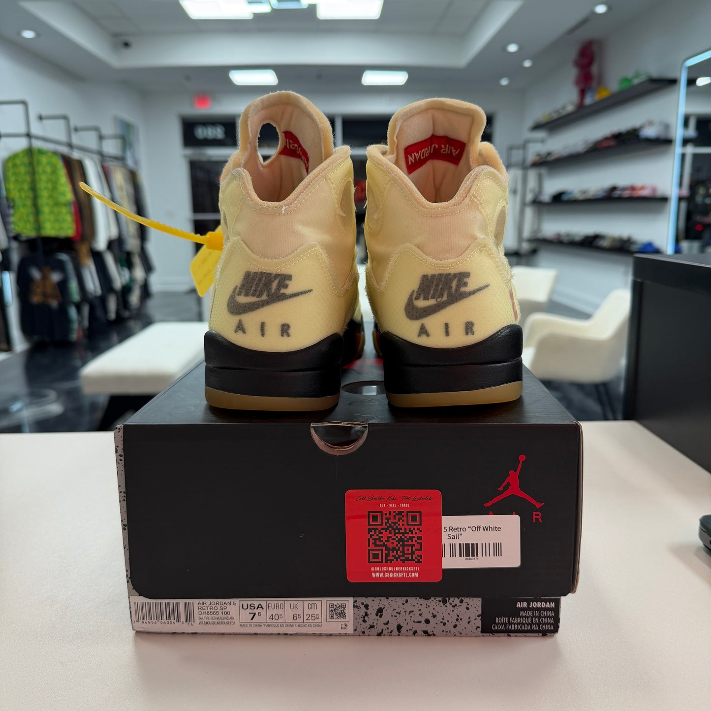 Jordan 5 Retro Off-White Sail (Used)(Black Friday)