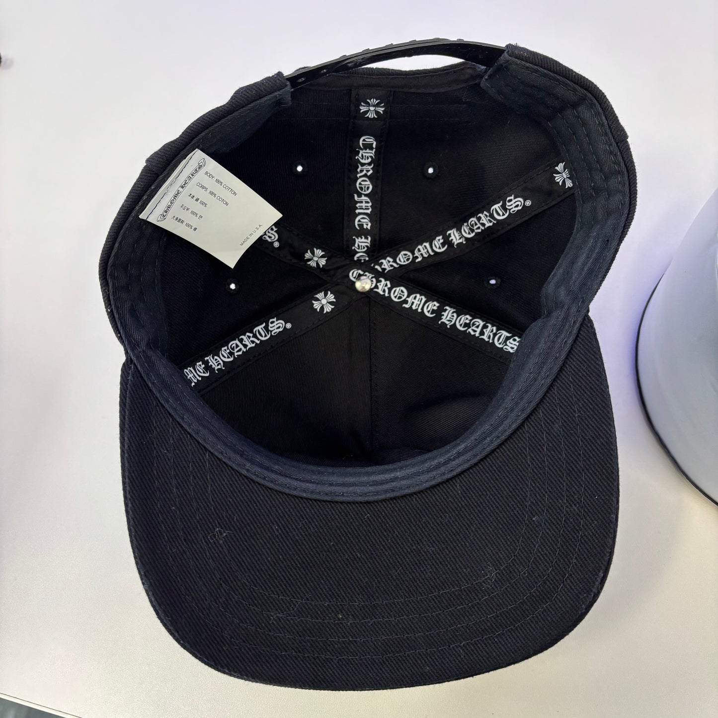 Chrome Hearts Embroidered Cross Scroll Hat