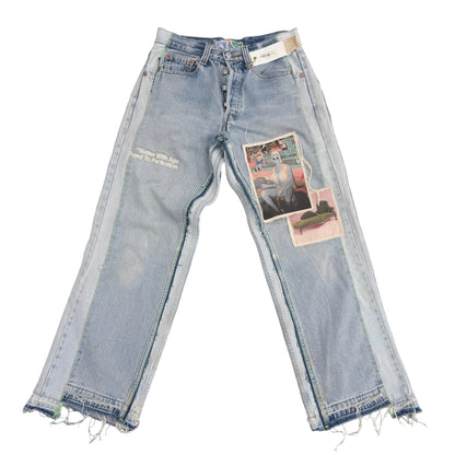 Better with age blue people denim