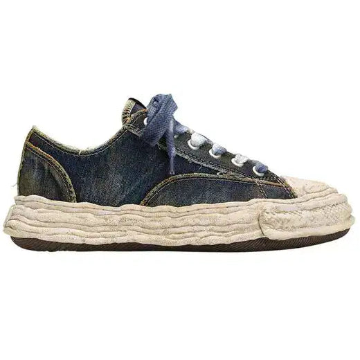 MAISON MIHARA YASUHIRO Blue Peterson 23 Washed Denim Sneaker (USED NO BOX)