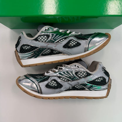 Bottega Veneta Silver & Green Orbit Sneaker (Used)