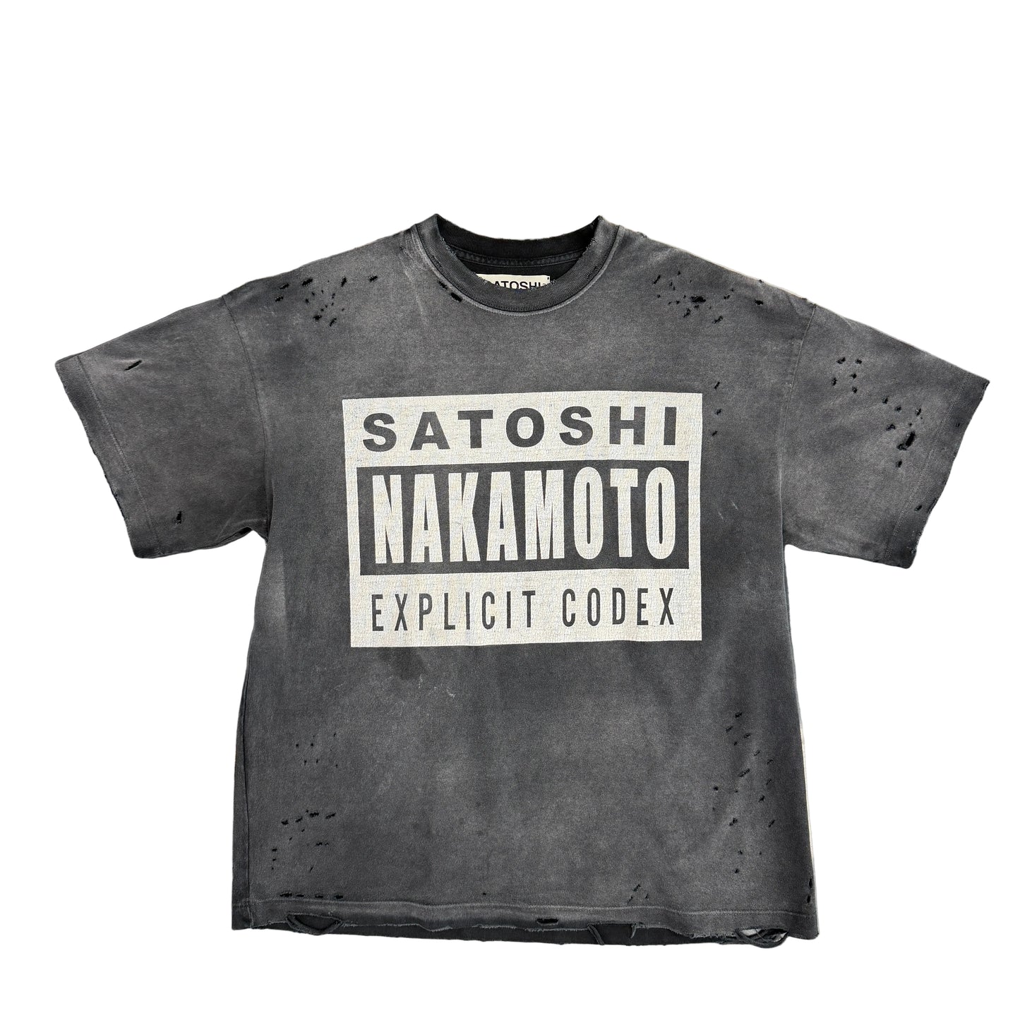 Satoshi Nakamoto Explicit Codex Tee