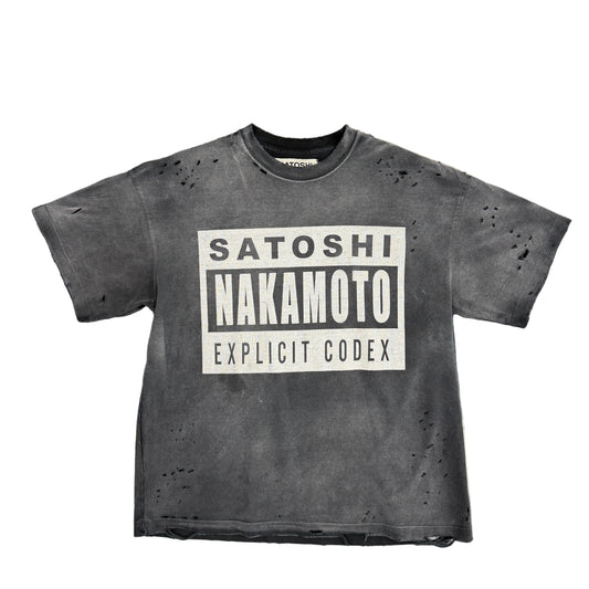 Satoshi Nakamoto Explicit Codex Tee