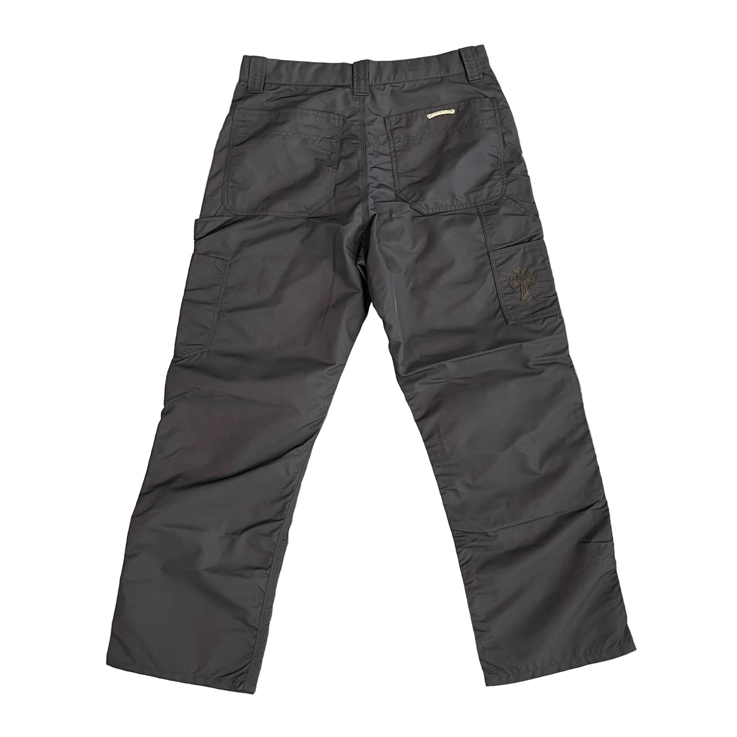 Chrome Hearts Nylon and Leather Double Knee Carpenter Pants