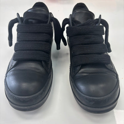 Rick Owens Jumbo Lace Ramone Low Black (USED NO BOX)