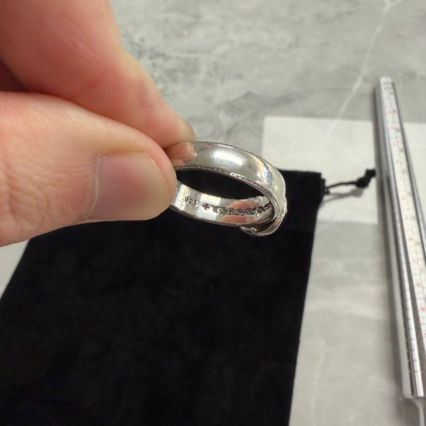 Chrome Hearts Oval Belt Ring Sliver