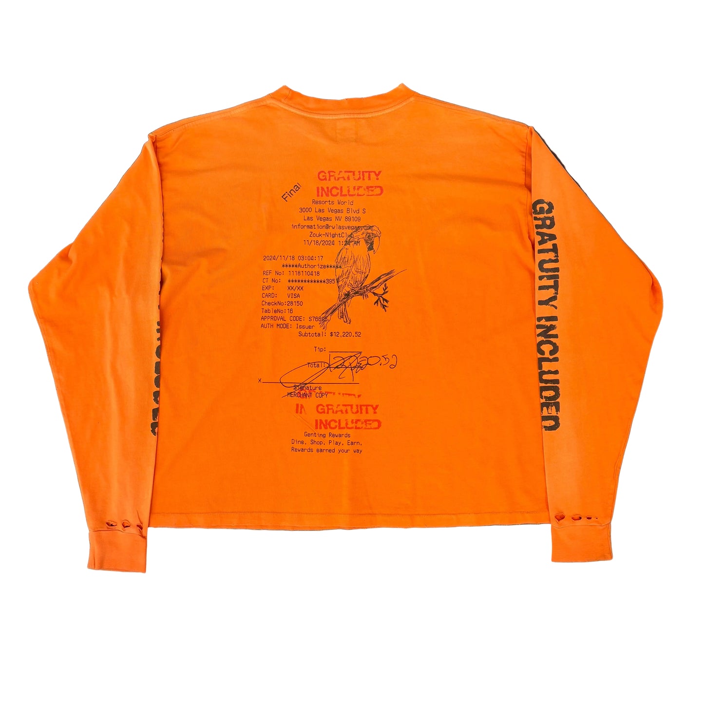 Happy Memories Don't Die Gratuity Included Longsleeve