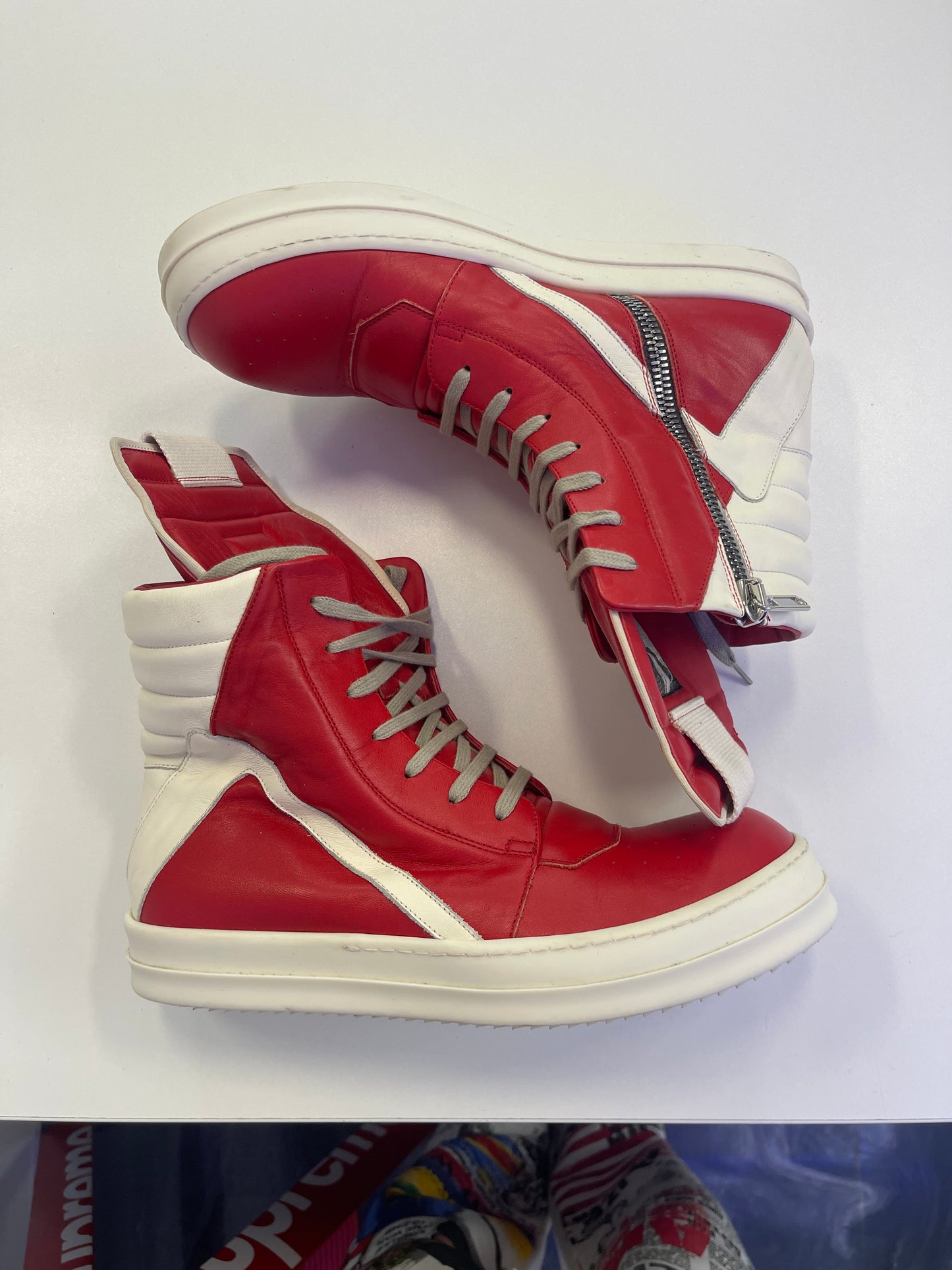 Rick Owens Lido Geobasket
Cardinal Red (USED NO BOX)