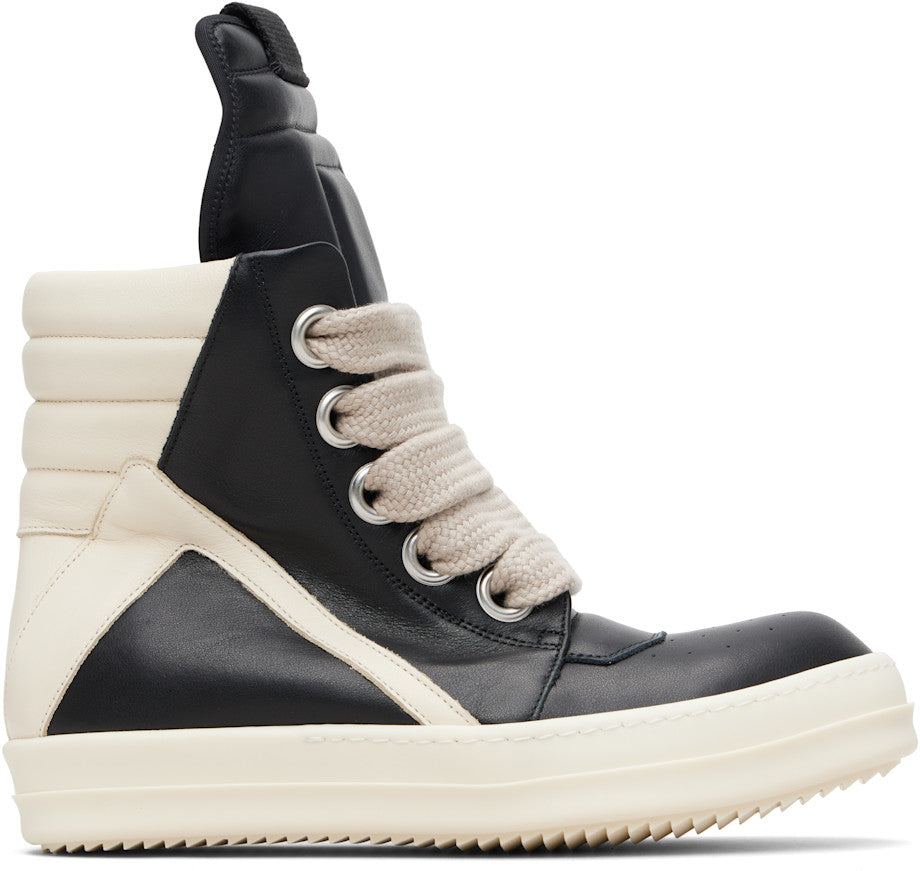 Rick Owens Concordians Jumbo
Laced Geobasket Black Milk (USED NO BOX)