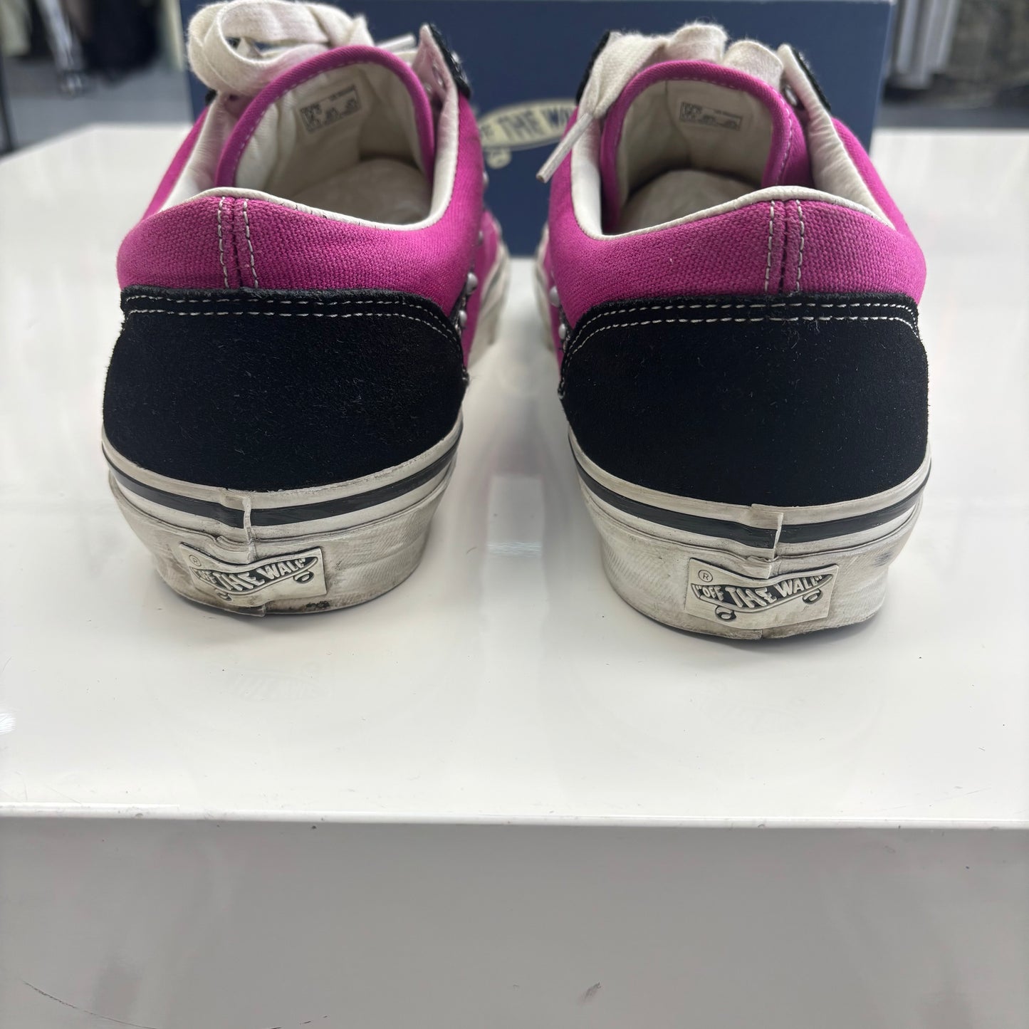 Pearlized Vans Old Skool 36 LX Fuchsia Red