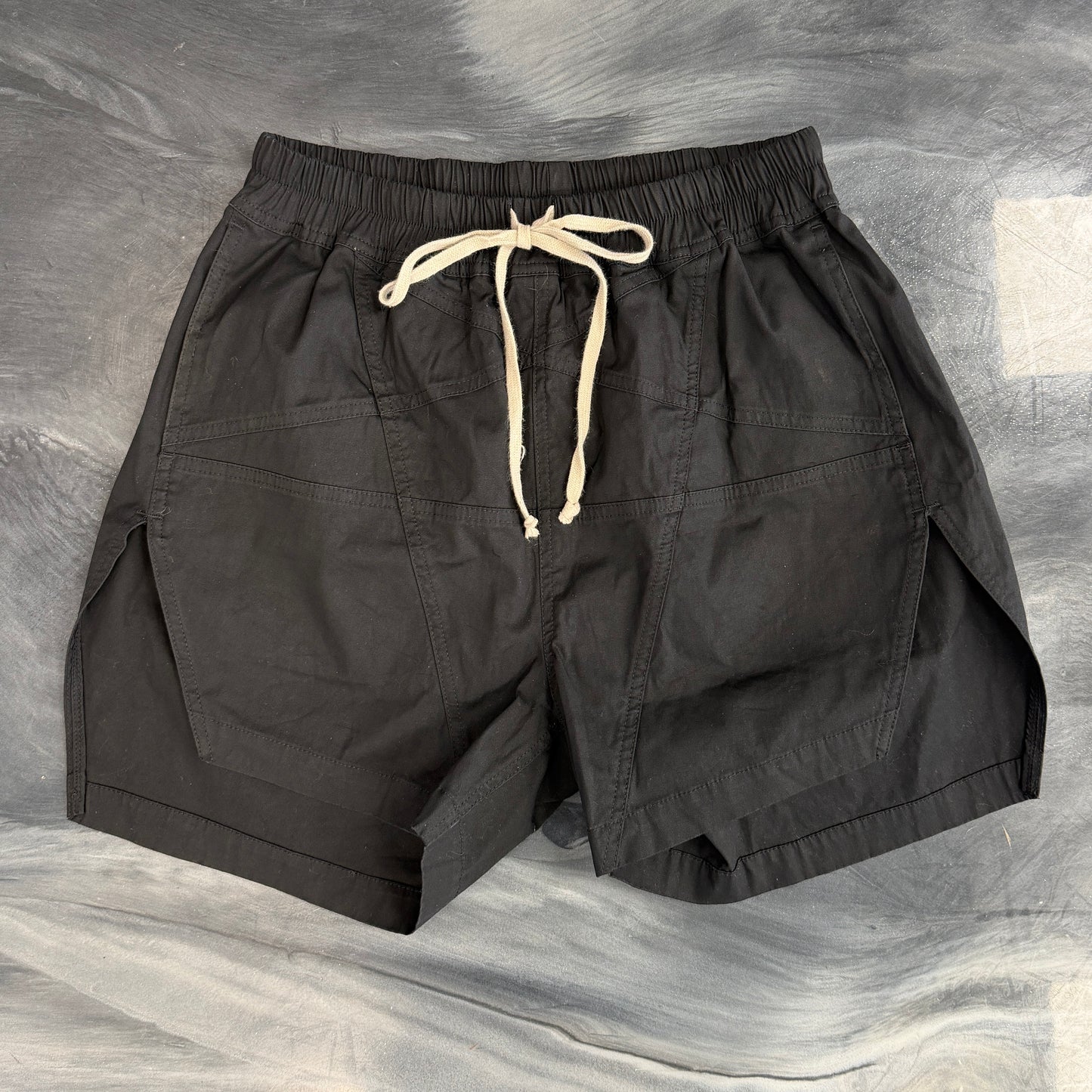 Rick Owens Strobe Penta Boxer Shorts Black
