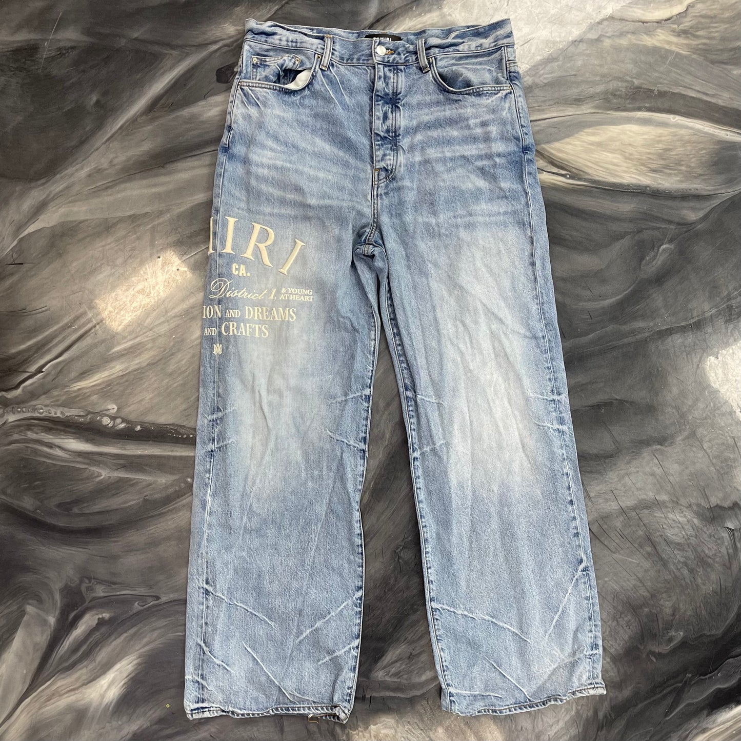AMIRI Arts District Logo Jeans
