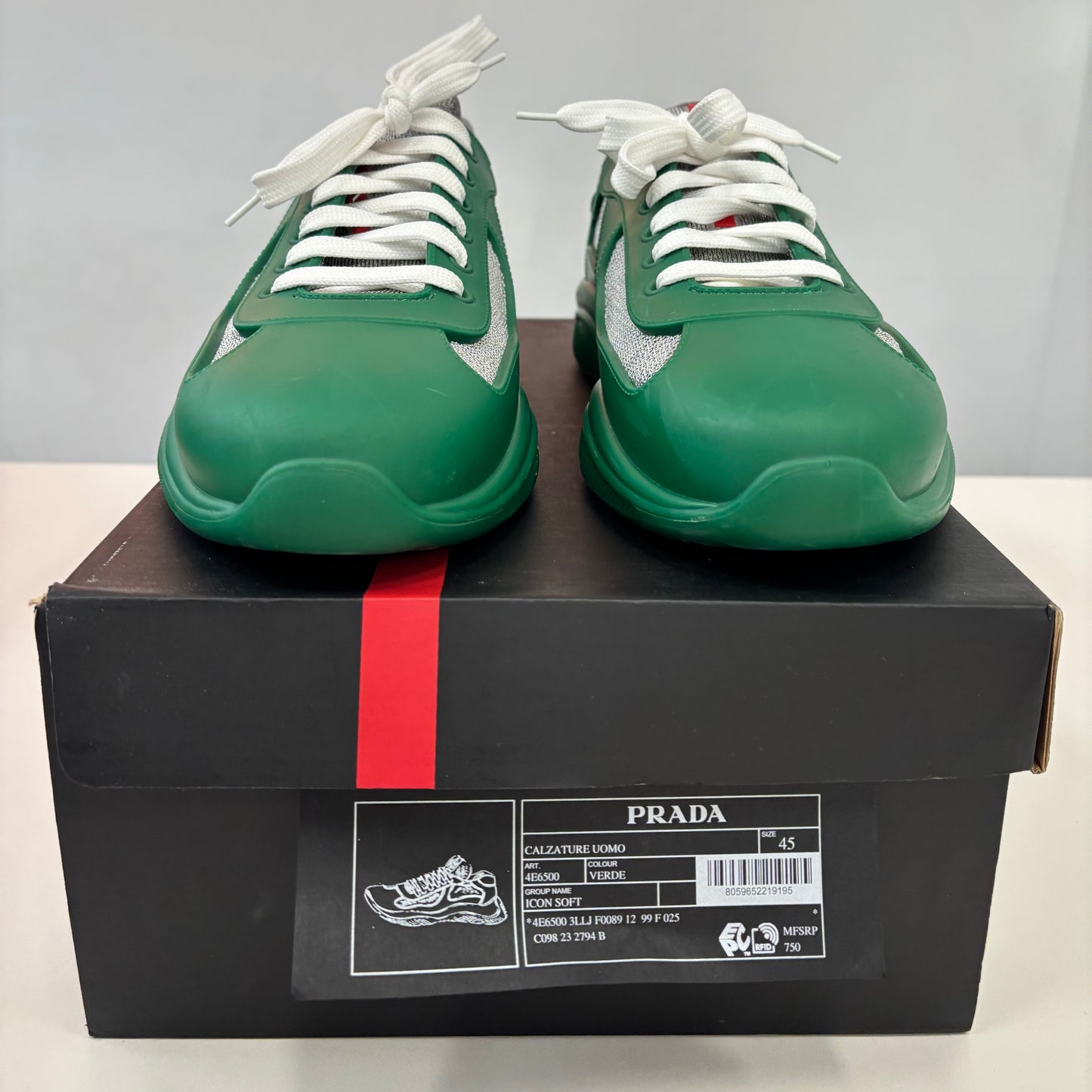 Prada America's Cup Soft Rubber Green