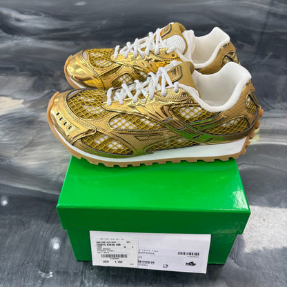 Bottega Veneta Orbit Low-Top Sneakers Gold (USED)