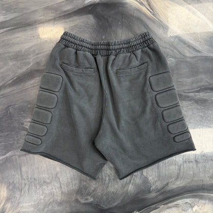 Satoshi Nakamoto Black Padded Sweat Shorts Black