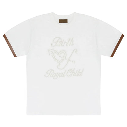 Birth of Royal Child Pearl Patchwork Tee
