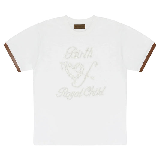 Birth of Royal Child Pearl Patchwork Tee
