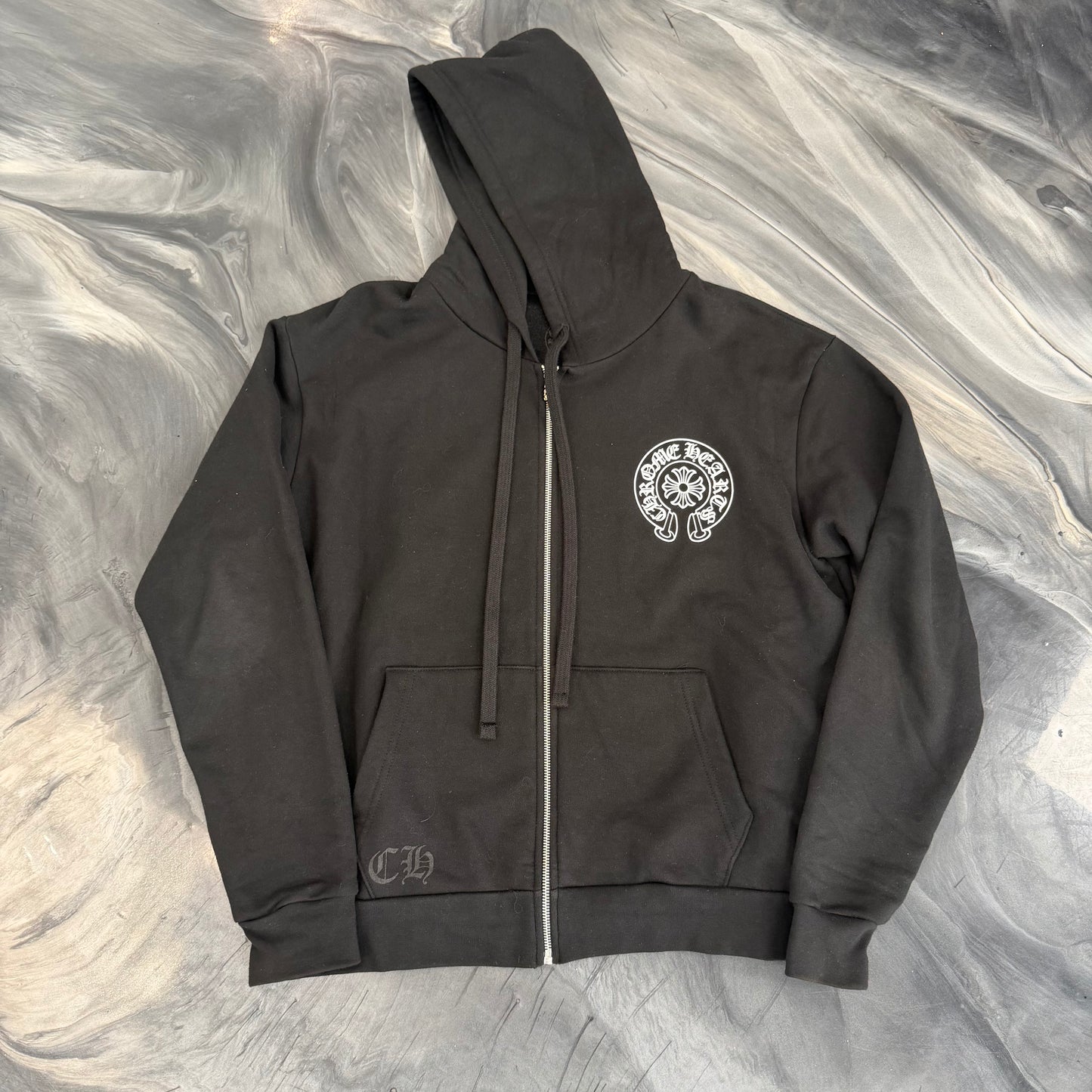 Chrome Hearts Miami Exclusive Horseshoe logo Zip Up