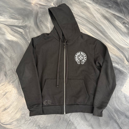 Chrome Hearts Miami Exclusive Horseshoe logo Zip Up