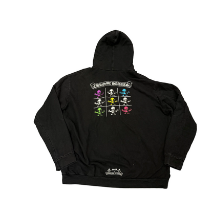 Chrome Hearts Foti Tic Tac Toe zip-up hoodie (broken zipper)