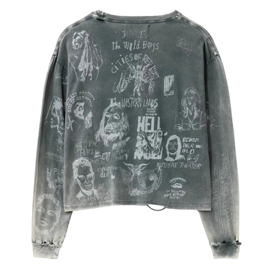 Bethlehem Inn Distressed Printed
Cotton-Jersey Shirt