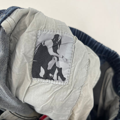 Rick Owen Sky Denim Cargo Bela