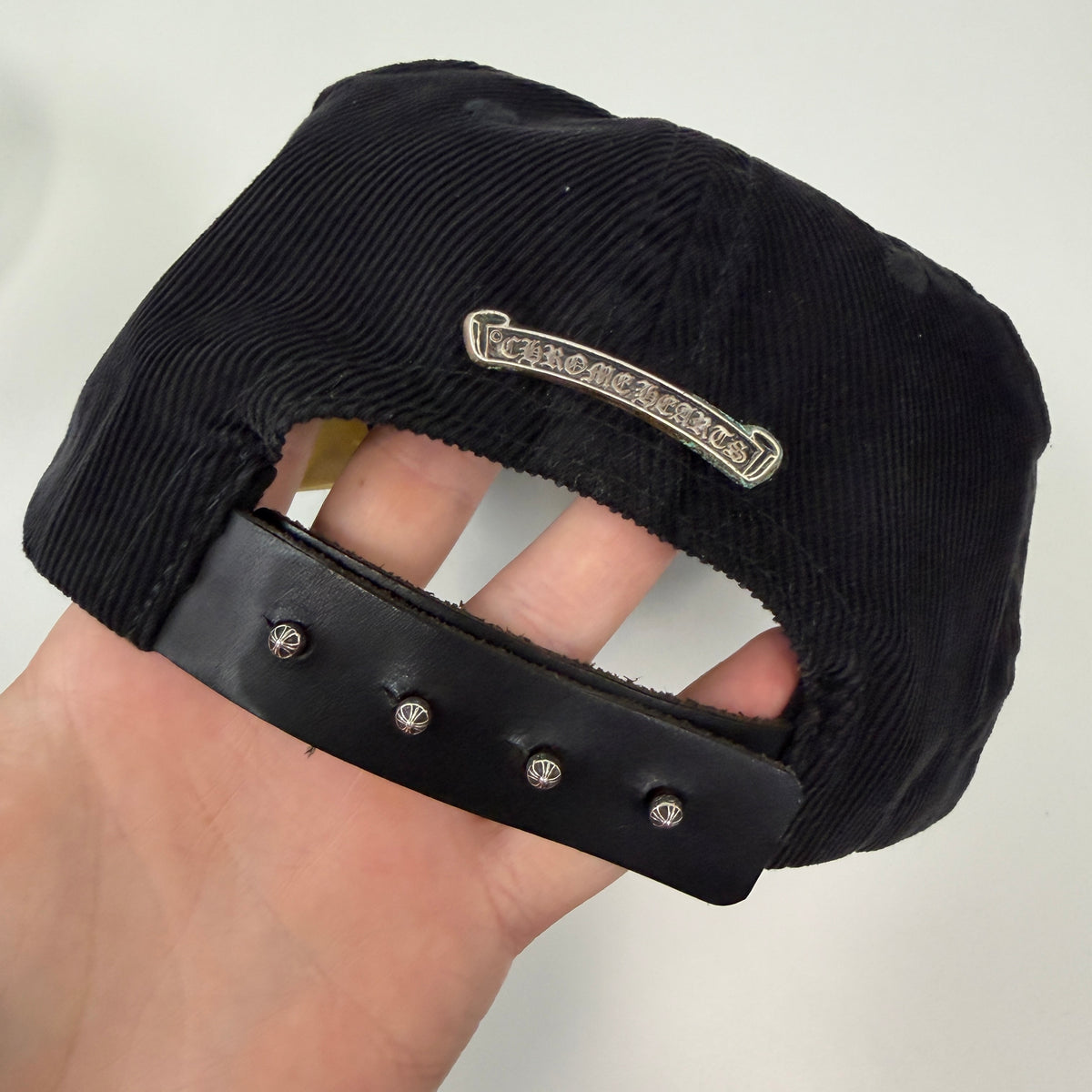 Chrome Hearts Corduroy Vine Dagger Hat W/ Hardwear