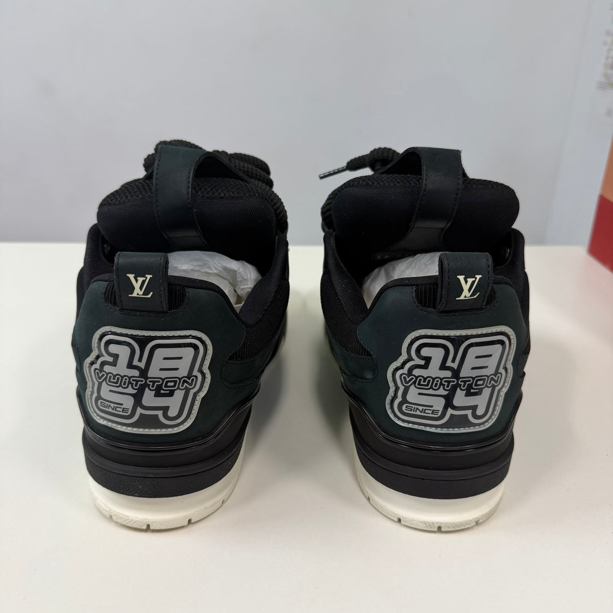 Louis Vuitton LV Skate Sneaker Black Black White
