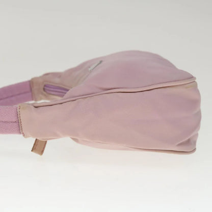 PRADA Hand Bag Nylon Pink