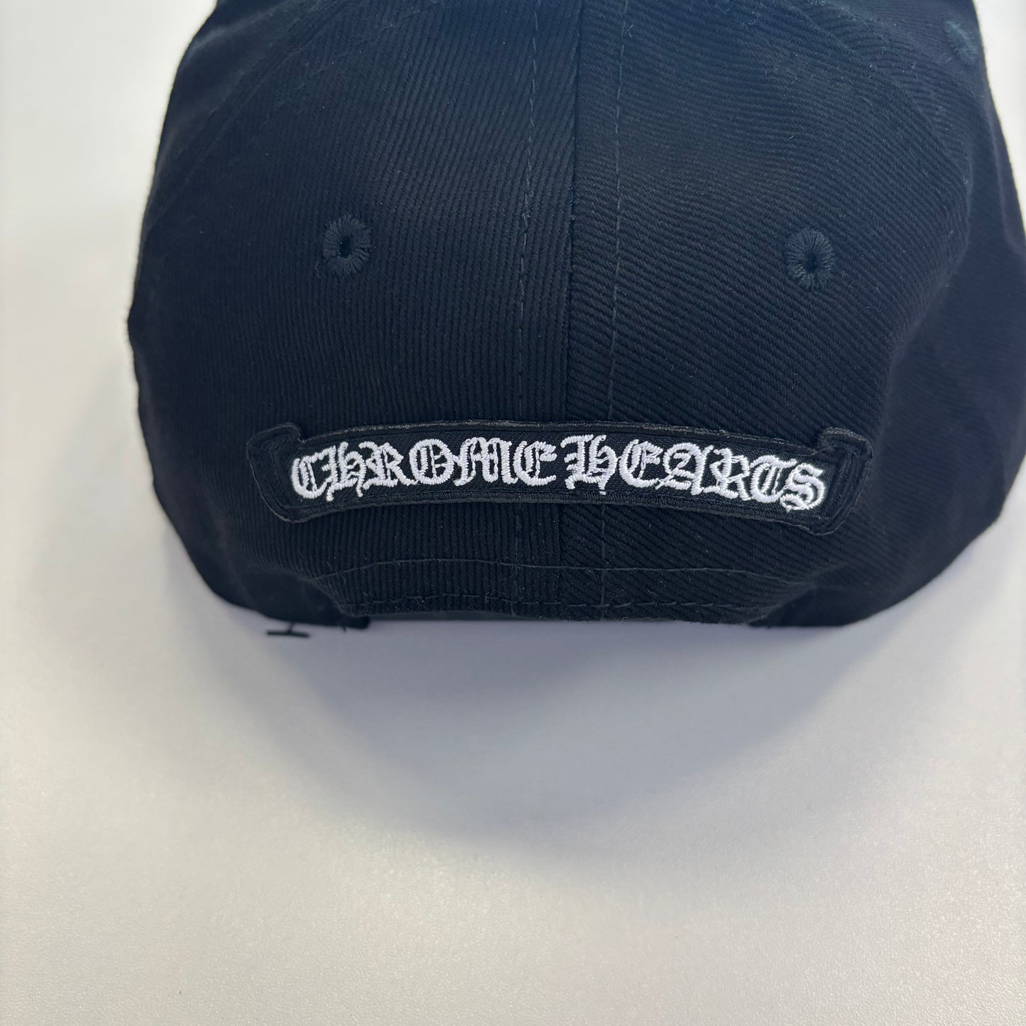 Chrome Hearts Fleur Black Baseball Hat