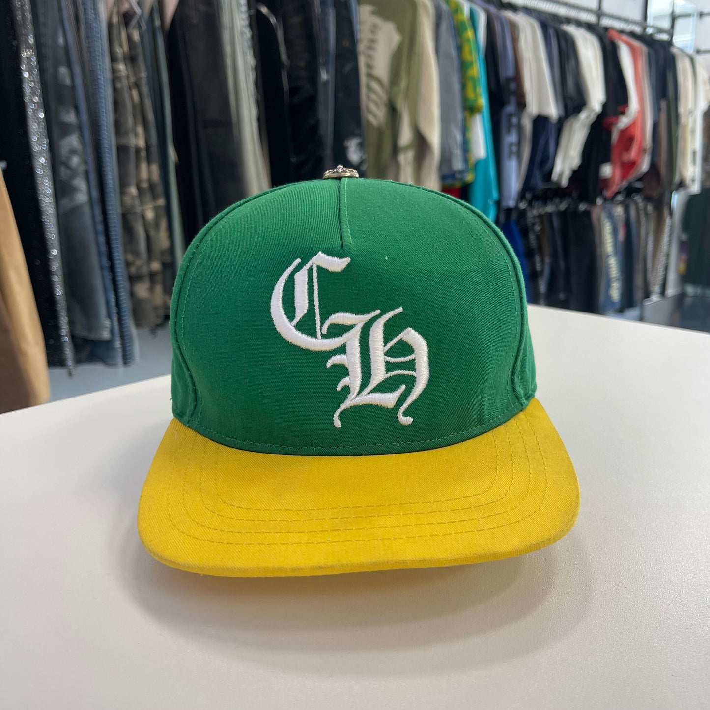 Chrome Hearts Baseball Hat Green/Yellow