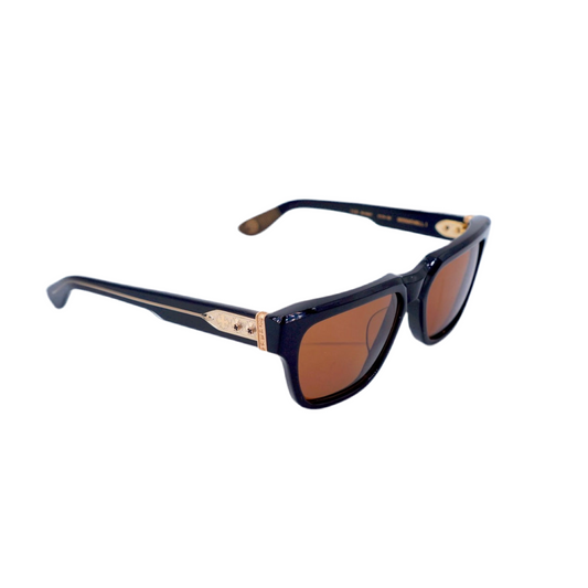 Chrome Hearts Midixathrill I Black & Gold Glasses