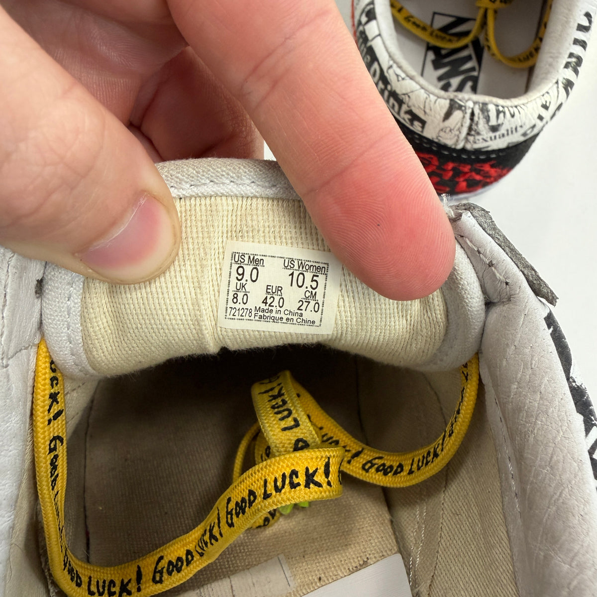 Vans OG Old Skool LX Gallery Dept. Good Luck (Used) sneakers - view 6