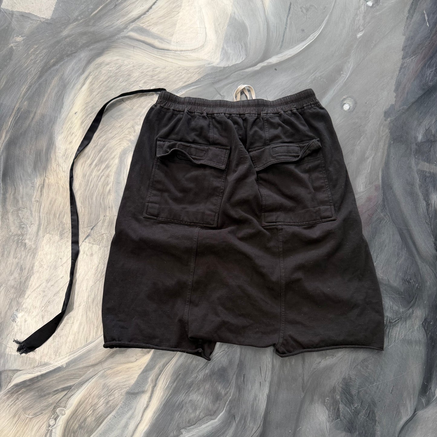 Rick Owens DRKSHDW Gimp Drawstring Pod Shorts