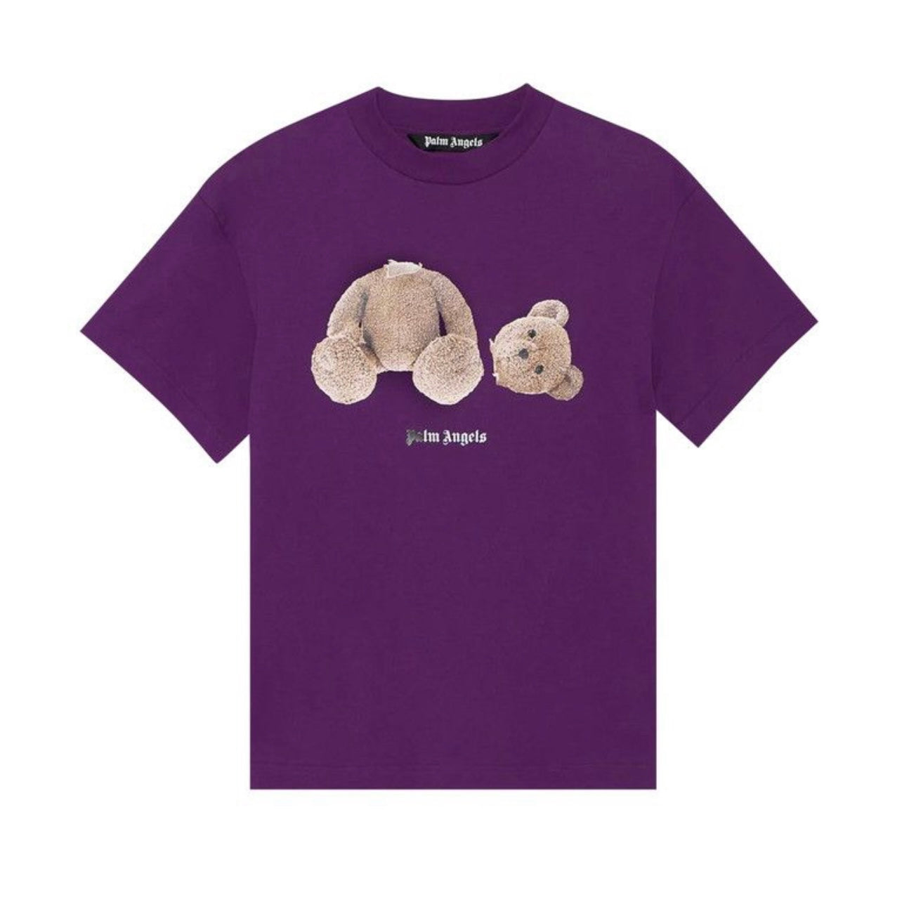 Palm Angels Purple Bear T-shirt