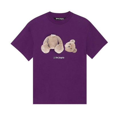 Palm Angels Purple Bear T-shirt
